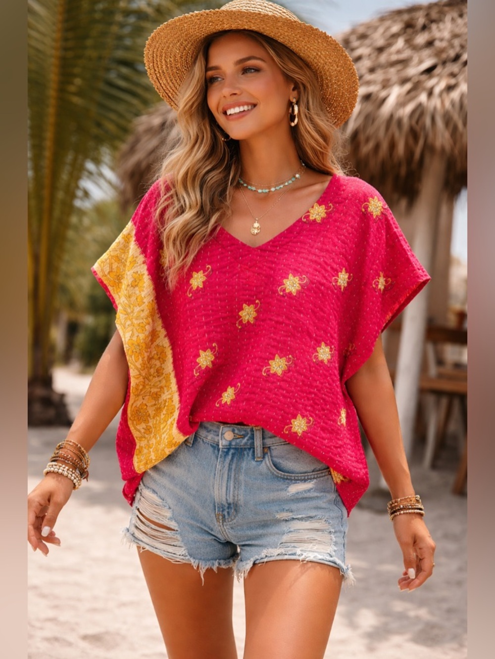 Kantha Top